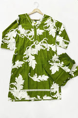 Green Printed Cotton Co-ord Set