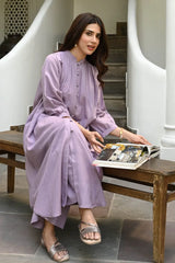 Lilac Solid Viscose Co-ord Set